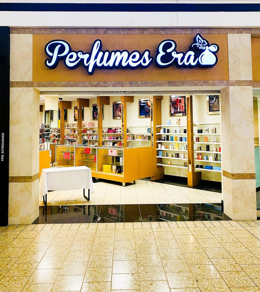 A store front of a perfumes era.