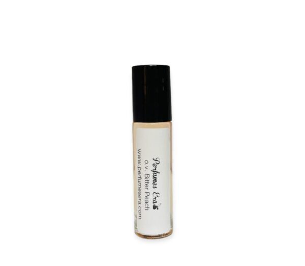 Roll-on bottle of Bitter Peach perfume.